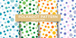 Polka dots seamless pattern collection. Colorful print design for textile, fabric, fashion, wallpaper, background. Vector eps 10