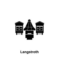 Poster - langstroth hive icon. Element of beekeeping icon. Premium quality graphic design icon. Signs and symbols collection icon for websites, web design, mobile app
