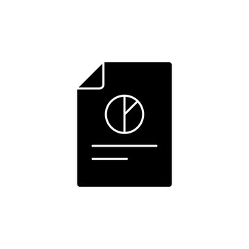 Document statistics, file vector icon. Premium quality graphic design icon. One of the collection icons for websites, web design, mobile app
