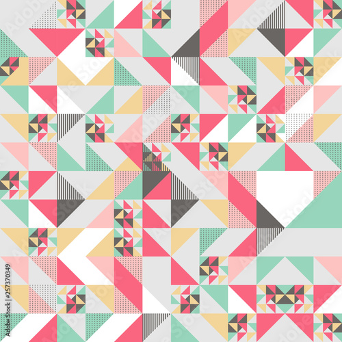 wektorowy-nowozytny-bezszwowy-kolorowy-geometria-trojboka-wzor-koloru-abstrakcjonistyczny-geometryczny-tlo-poduszka-stubarwny-druk-retro