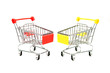 © baitong333 - mini trolley on white background