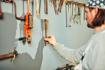 Rebuilding a garage in  a retro vintage style.