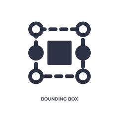 Poster - bounding box icon on white background. Simple element illustration from geometric figure concept.