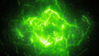 © sakkmesterke - Green glowing high energy lightning