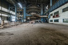 Abandoned Old Industrial Steel Factory