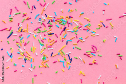 beautiful colorful sprinkles for background of design banner, poster, flyer, ...