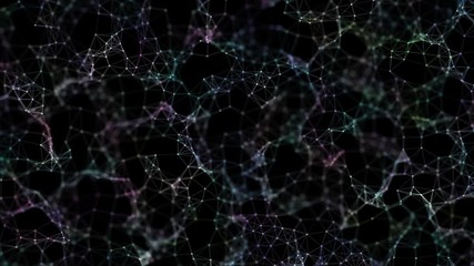 Poster - Focusing on different layers of the digital web. Seamless loop.