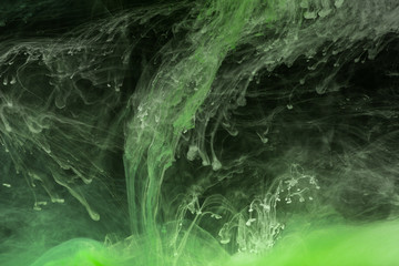Poster - Paint drops underwater