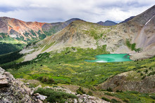 Mountain Landscape With Lake, Colorado, USA