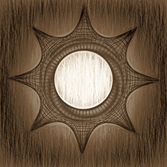 Poster - 3d rendering of old frame