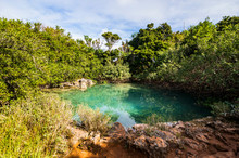 Bermuda, Sinkhole In The Blue Hole Park