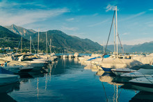 Sailboat Harbor, Locarno, Ticino, Switzerland