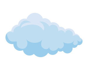 Wall Mural - cloud sky isolated icon