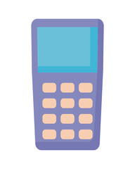 Sticker - dataphone device isolated icon