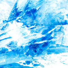 Wall Mural - Indigo painted canvas