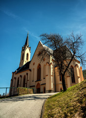 Church of St.Paul in the Alpine village Prein an der Rax, Austria