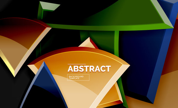 Shiny style geometric background