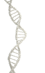 Poster - dna molecules, structure of the genetic code, 3d rendering,conceptual image.