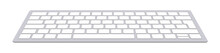 Modern Aluminum Computer Keyboard Isolated On White Background. Vector Illustration.