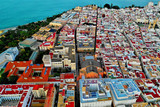 Fototapeta Las - Cadiz aus der Luft - Luftbilder von Cadiz in Spanien. Aufgenommen mit der DJI Mavic 2 Drohne