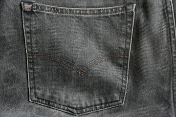 Canvas Print - Jeans texture