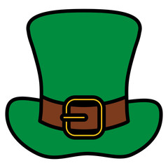 Canvas Print - st patricks leprechaun hat