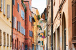 © ilolab - BOLOGNA, ITALY - May 27, 2018: Street view of Buildings around Bologna, Italy