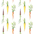 Colorful carrot pattern