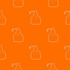 Poster - Liquid soap pattern vector orange for any web design best