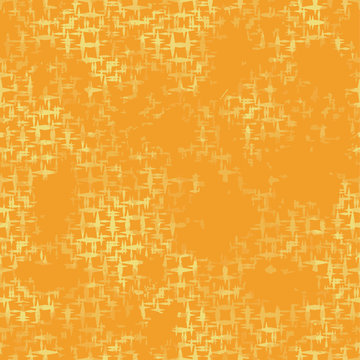 Seamless abstract pattern. Texture in yellow and orange colors.