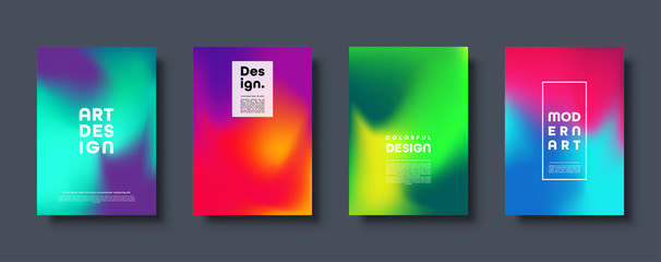 colorful modern abstract background with neon red, green, blue, purple, yellow and pink gradient. dy