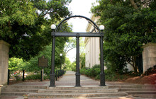 The Arch At The Entrance Of North Campus At UGA.