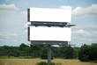 Double Blank White Billboards just add you own Text