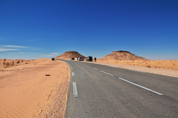 Sticker - oasis, Algeria, Sahara Desert