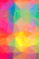 Naklejka na meble Abstract illustration of green, orange, pink, red, yellow Dry Brush Oil Paint background