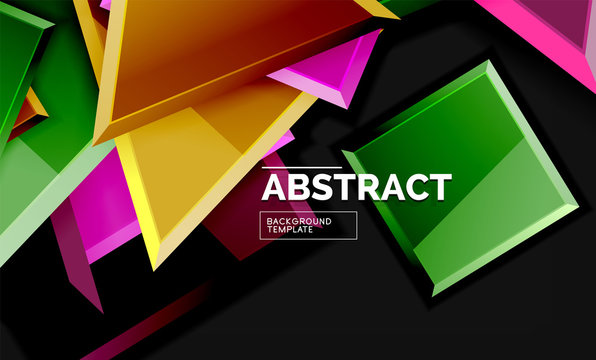 Shiny style geometric background