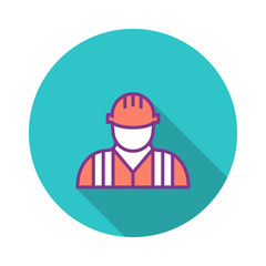 Poster - Worker Flat Icon