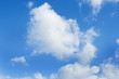 © Elenglush - Blue sky with white clouds. Natural background