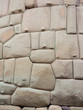 Ancient inca stone wall in the city of Cusco, Peru