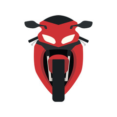 Canvas Print - motorcycle icon