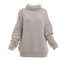 Stylish Warm Female Sweater On White Background