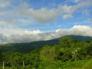 Landscape of Crimea. Beautiful day landscape of the mountain Crimea.