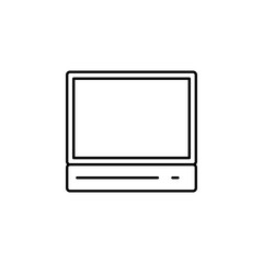 Fototapete - hardware, pc server icon. Simple thin line, outline vector of hardware icons for UI and UX, website or mobile application