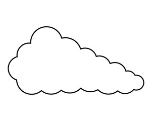 Poster - cloud sky isolated icon