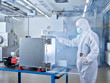 © Westend61 - Chemist working in industrial laboratory clean room
