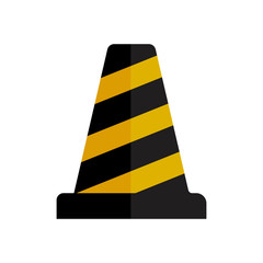 Poster - safety cone icon