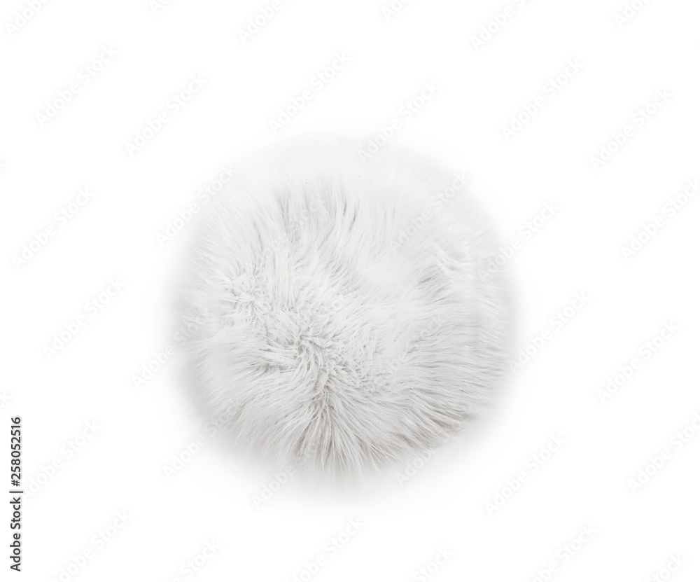 Soft carpet on white background