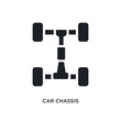 car chassis isolated icon. simple element illustration from car parts concept icons. car chassis editable logo sign symbol design on white background. can be use for web and mobile