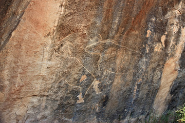 Wall Mural - Gobustan, petroglyphs, Baku, Azerbaijan, Caucasus