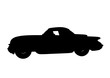 © Dzmitry - silhouette sports retro car vector